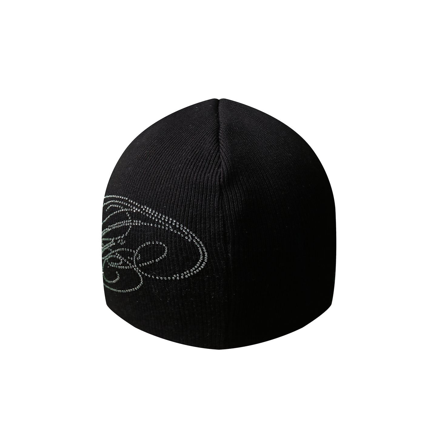 Crystal Embellished Script Beanie